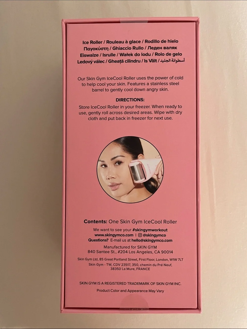 Skin Gym ice cool roller